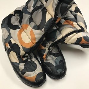 Coach Signature Jolt Snow Boots- Size 8